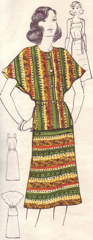 Кройка и шитье летних платьев и сарафанов, все схемы простые и