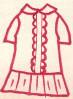 фасон детского платья с удлиненным лифом