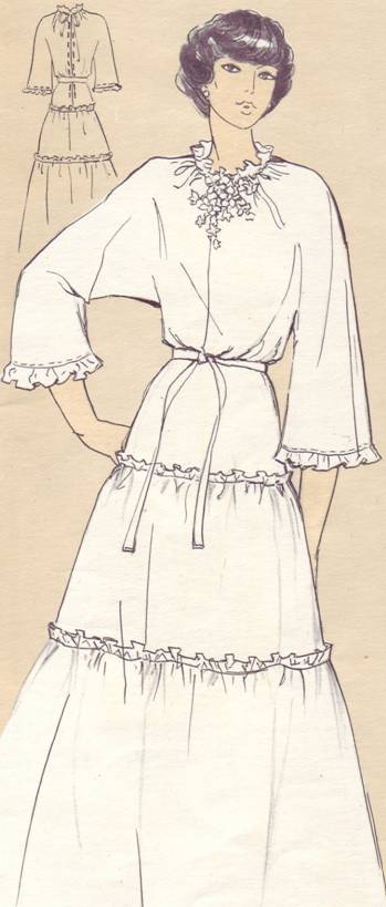 Фасон платья с мягкой формы лифа