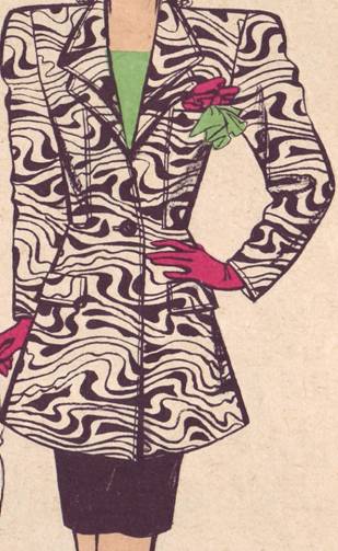 Комплект: жакте, блуза и юбка. жакет полуприлегающего силуэта