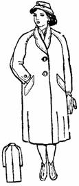 крой и пошив пальто-реглан свободной формы