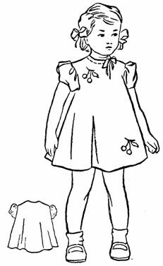 выкройка платья для девочки дошкольного возраста