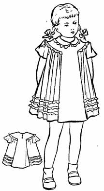 детское платье с подрезом